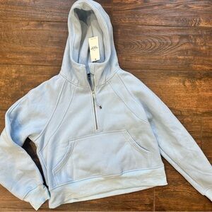 Trendy Queen Women’s Pullover 1/4 Zip Hoodie Sweatshirt W/ Front Pocket, medium